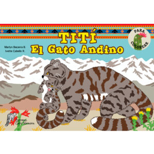 Tití el Gato Andino para colorear
